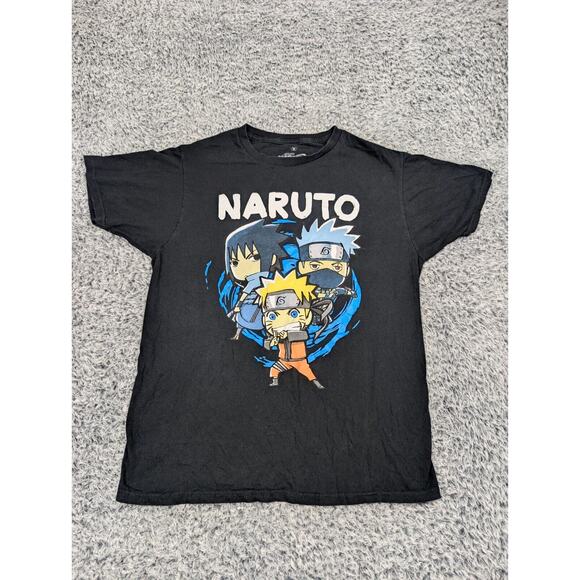 Naruto Other - Naruto Shippuden Shinobi Shirt Mens Small Black Graphic Anime Short Sleeve Tee